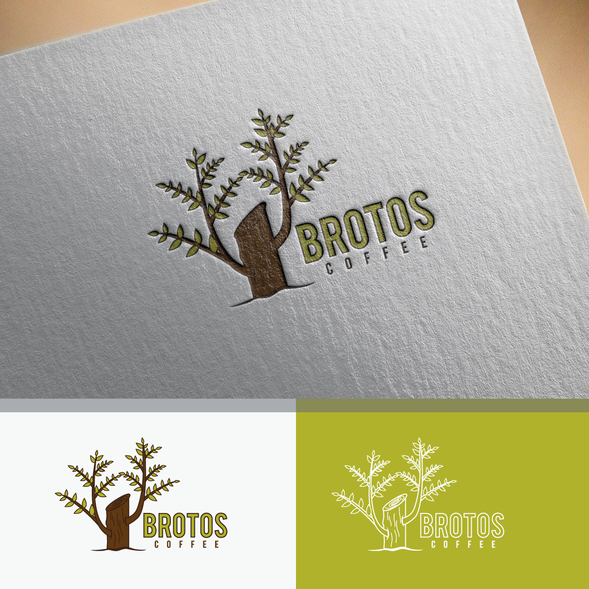 Logo Design by webeezine for Brotos coffee | Design #15017756