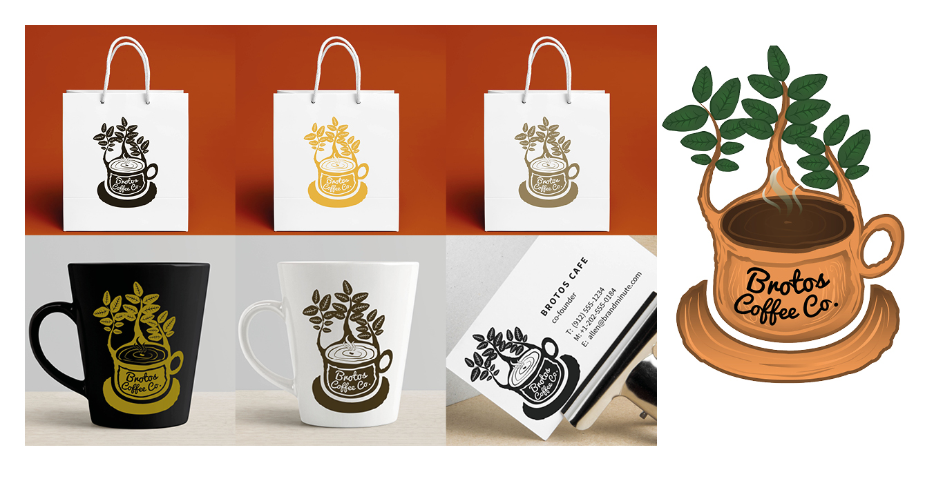 Logo Design by crossclasm for Brotos coffee | Design #15052129