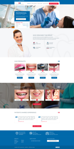 Web-Design von Hashim Creetto für Cosmodent AB | Design #15139023