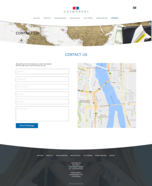 Web Design by Limecom for Cosmodent AB | Design: #15019372