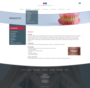 Web Design by Limecom for Cosmodent AB | Design: #15019374
