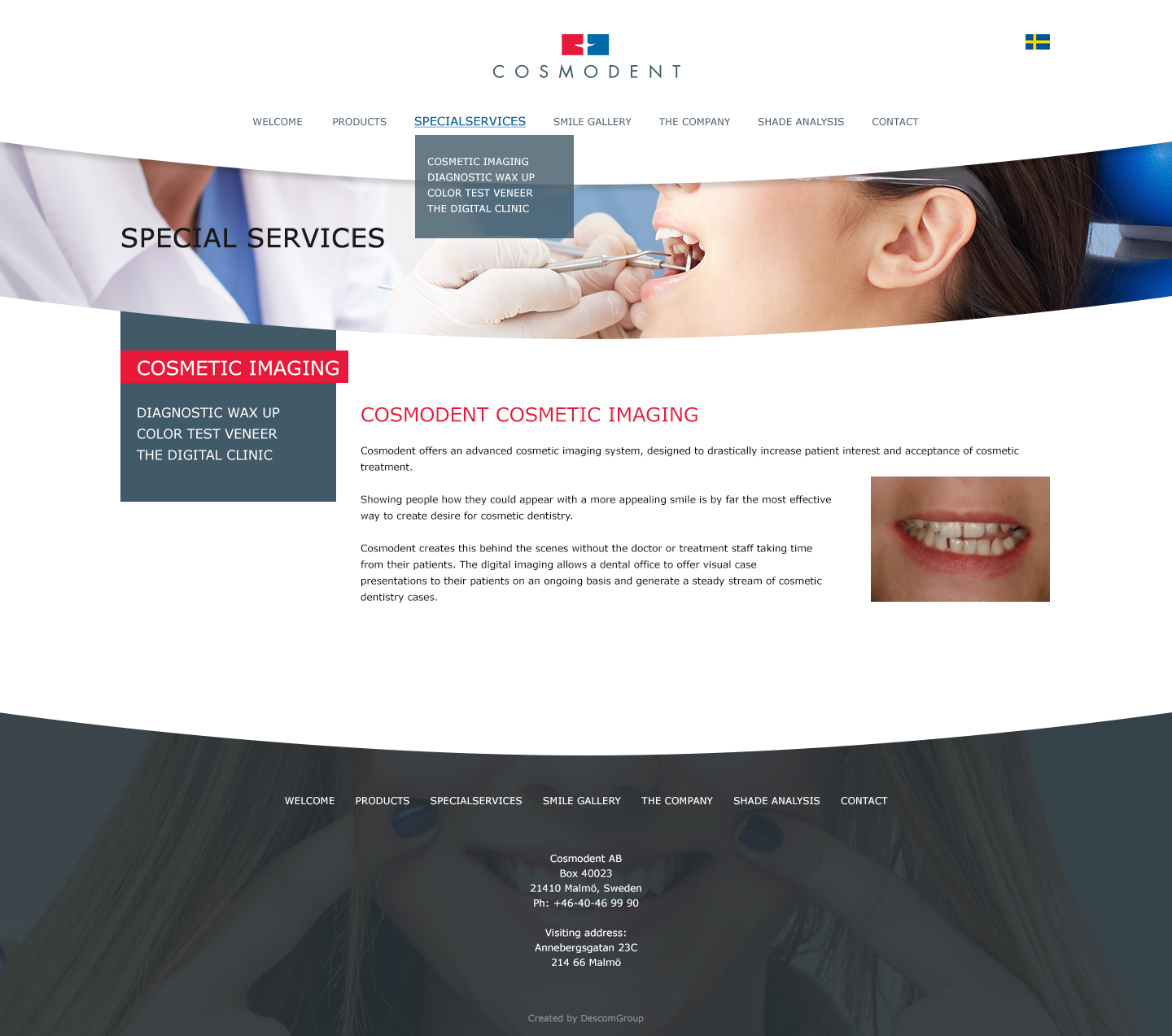 Web Design by Limecom for Cosmodent AB | Design #15019375