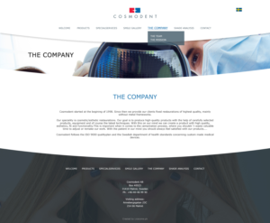 Web Design by Limecom for Cosmodent AB | Design: #15019378