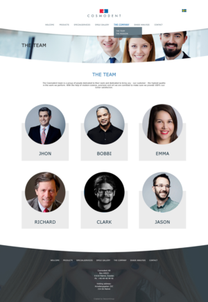 Web Design by Limecom for Cosmodent AB | Design: #15019380