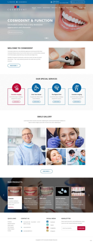 Web Design by pb for Cosmodent AB | Design: #15019938