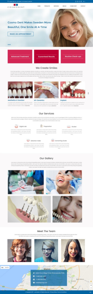 Web Design by pb for Cosmodent AB | Design: #15019939