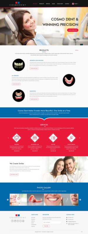 Web Design by pb for Cosmodent AB | Design: #15019943