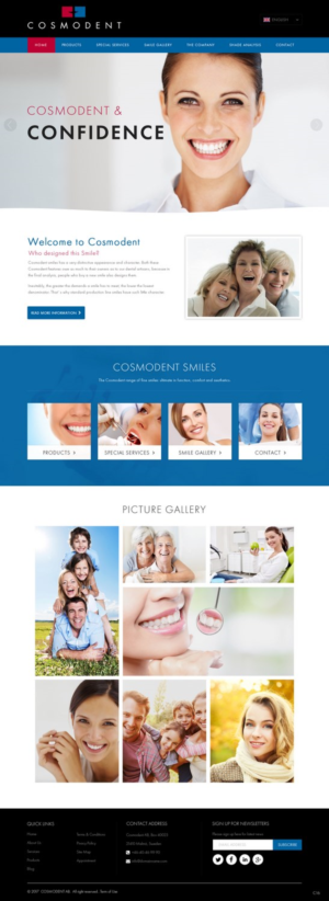 Web Design by pb for Cosmodent AB | Design: #15019944