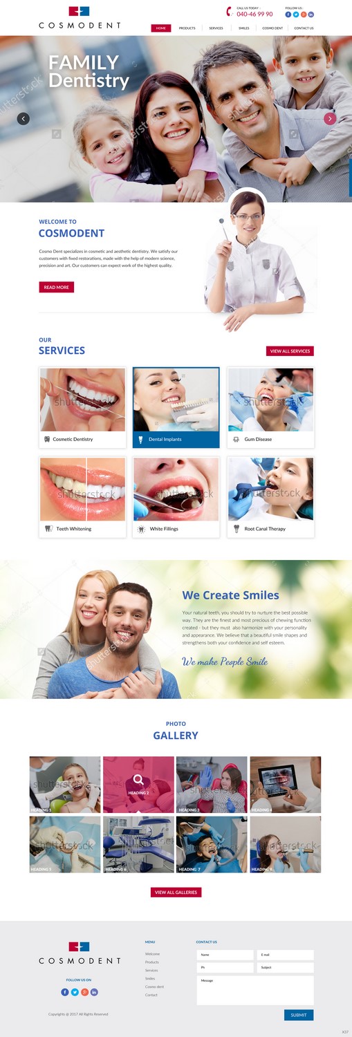 Web Design by pb for Cosmodent AB | Design #15021281