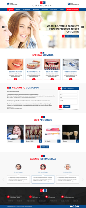 New website | Web Design by Sbss