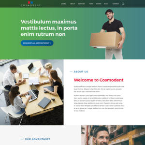 Web-Design von Pram Shaw für Cosmodent AB | Design #15020390