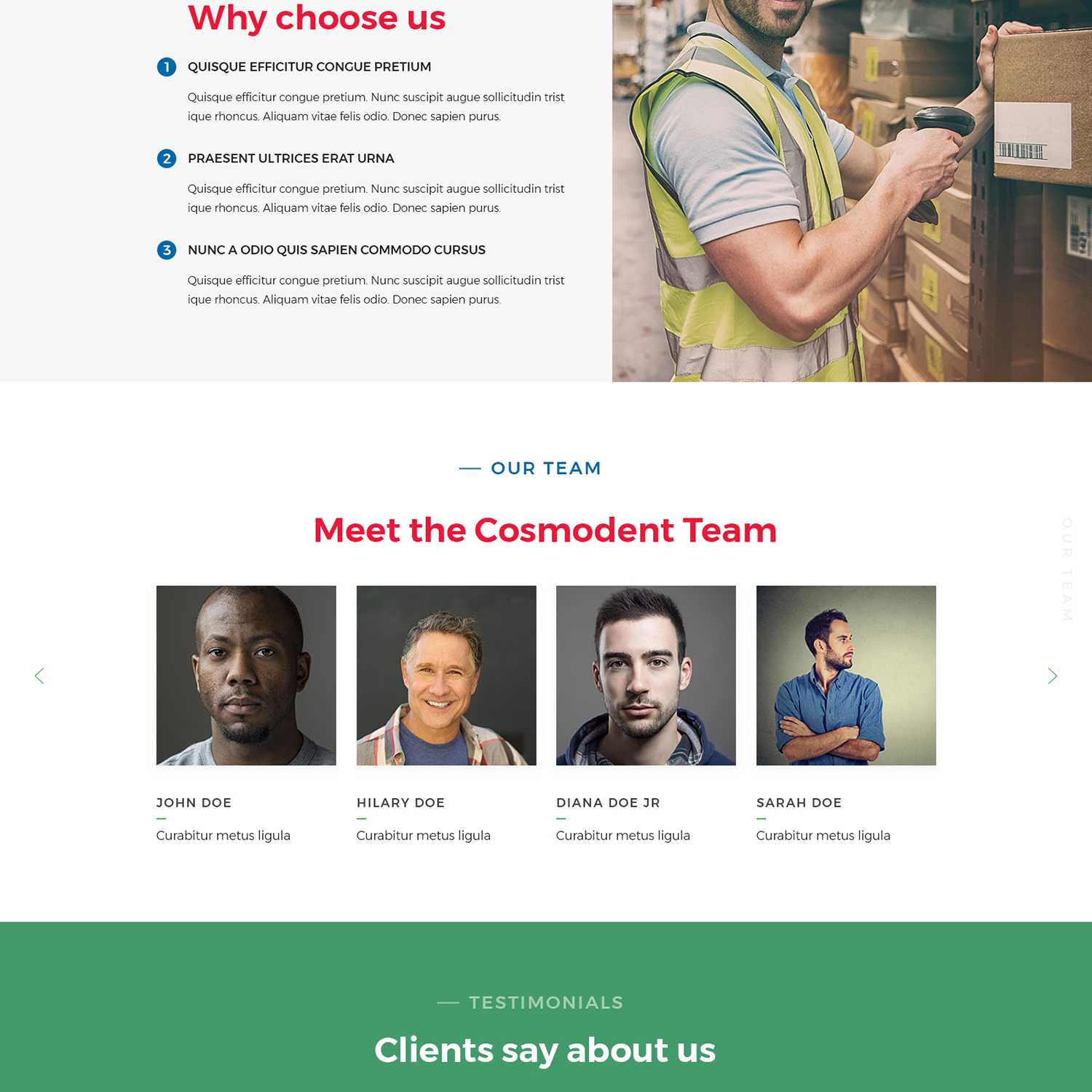 Web Design by Pram Shaw for Cosmodent AB | Design #15020420