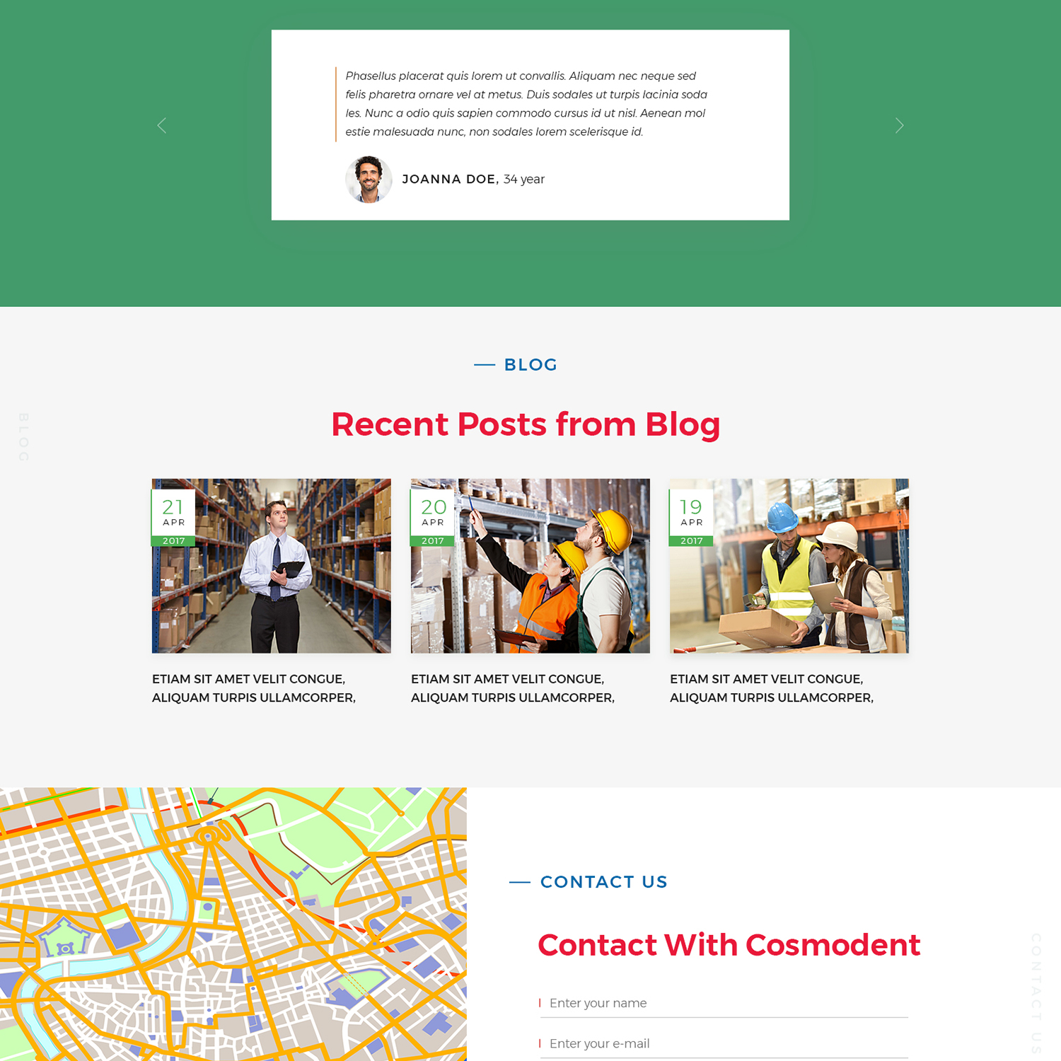 Web Design by Pram Shaw for Cosmodent AB | Design #15020425