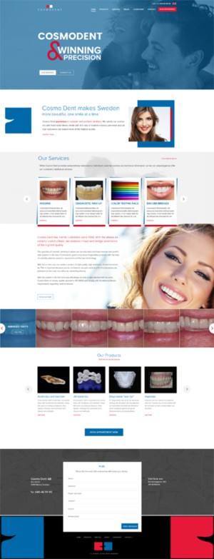 Web-Design von Himanshi10 für Cosmodent AB | Design #15029209