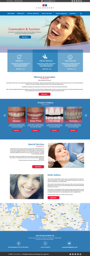 Web-Design von bdesigner9 für Cosmodent AB | Design #15019959