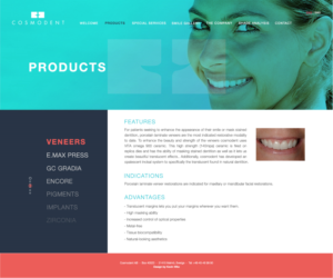 Web Design by Kevin Wkc for Cosmodent AB | Design: #15131686
