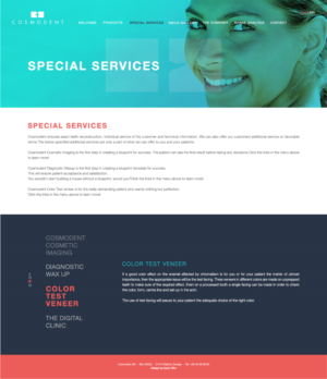 Web Design by Kevin Wkc for Cosmodent AB | Design: #15131687