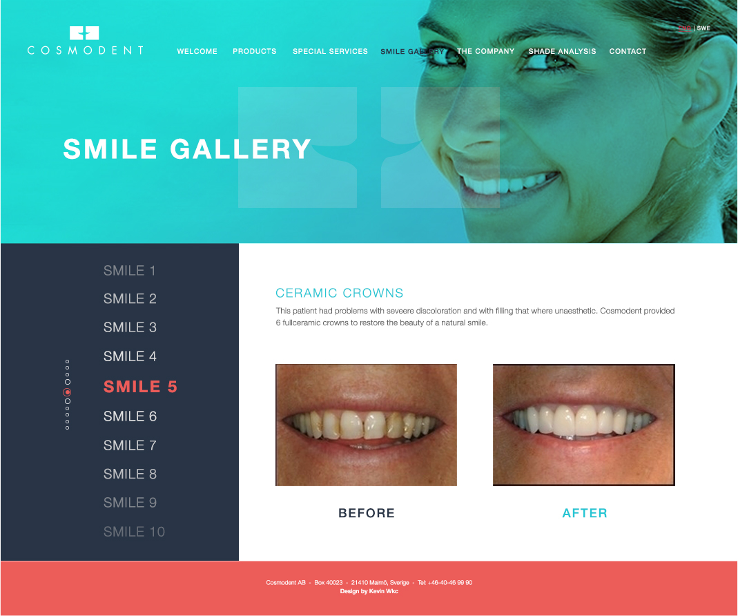 Web Design by Kevin Wkc for Cosmodent AB | Design #15131690