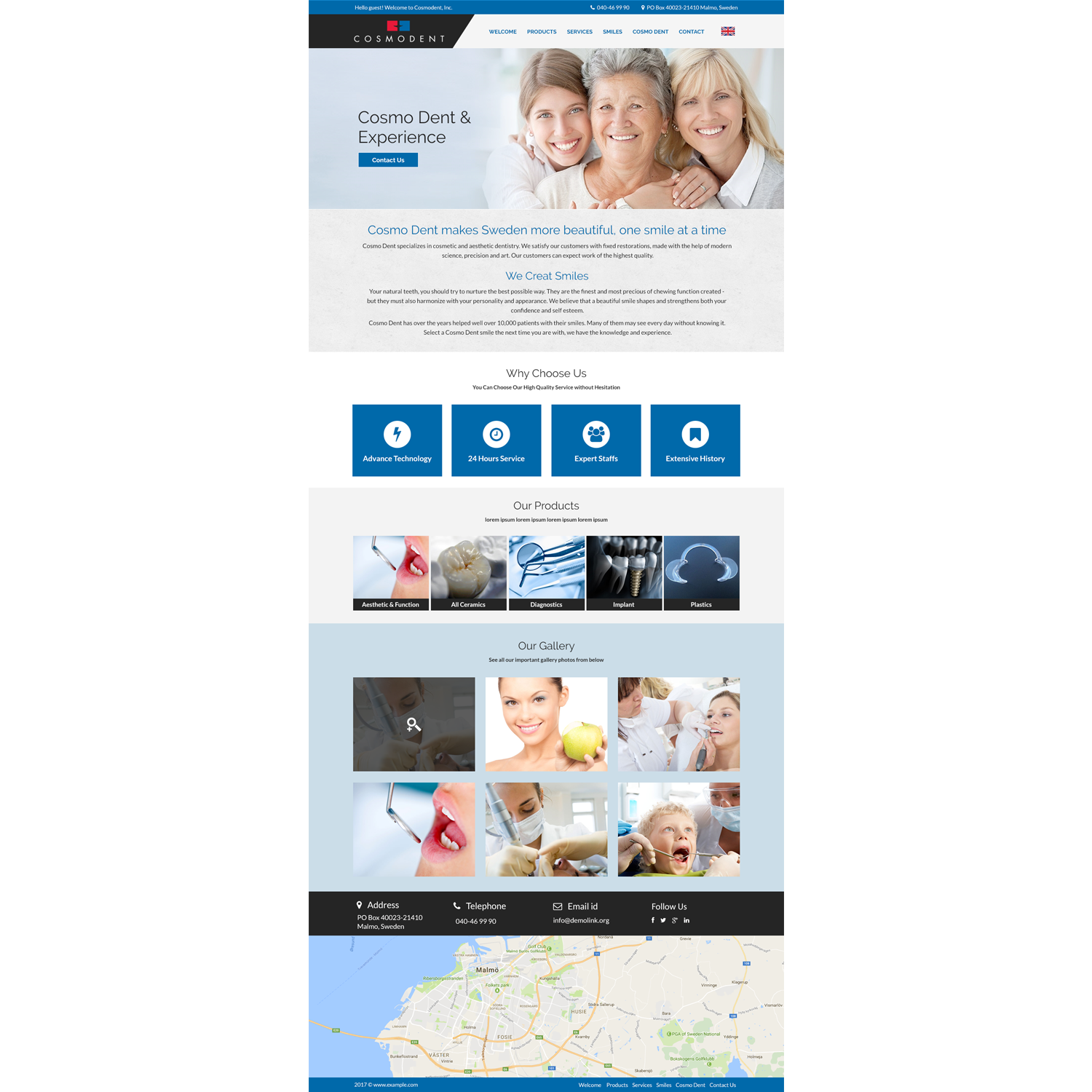 Diseño Web por SsanjeevT para Cosmodent AB | Diseño #15022593