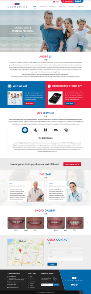 New website | Web Design by jdv