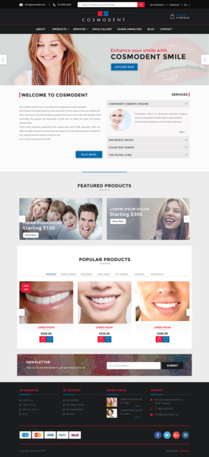 Web-Design von tycheweb für Cosmodent AB | Design #15150774