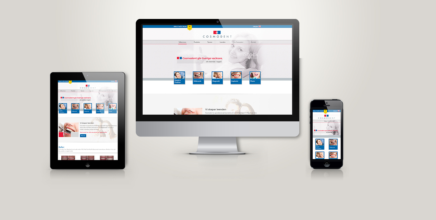 Web Design by AJ3664 for Cosmodent AB | Design #15052054