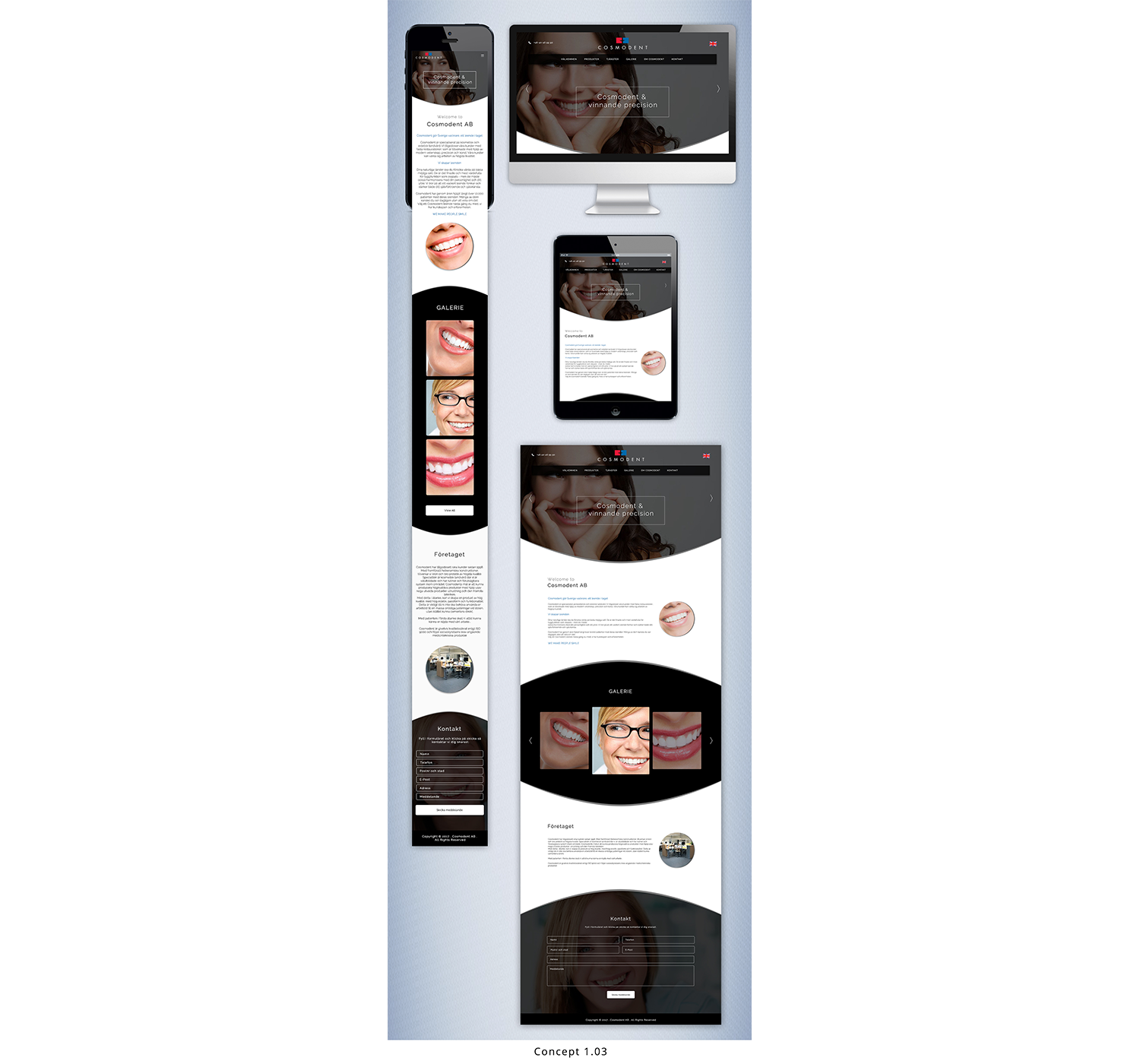 Web Design by designpro929 for Cosmodent AB | Design: #15189226