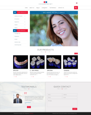 Web-Design von Da Miracle für Cosmodent AB | Design #15072687