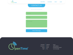 Web Design by Limecom for OpenTime | Design: #15030697