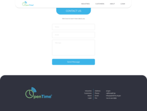 Web Design by Limecom for OpenTime | Design: #15037465