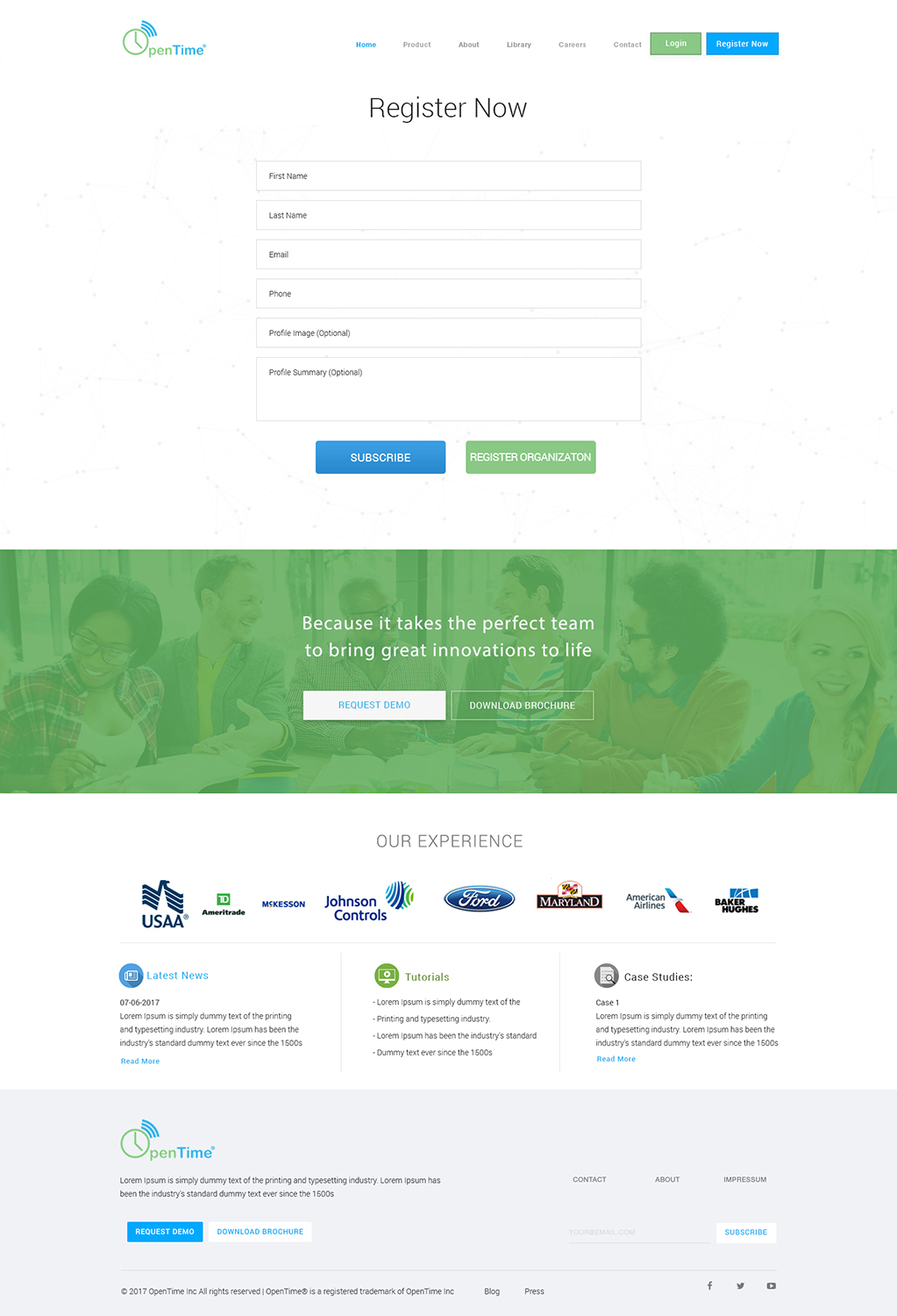 Diseño Web por Kreative Ideaz para OpenTime | Diseño #15089136