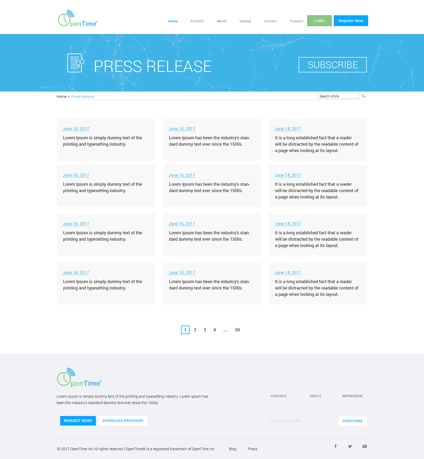 Web Design by Kreative Ideaz for OpenTime | Design #15111914