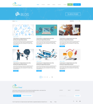 Web Design by Kreative Ideaz for OpenTime | Design: #15112008