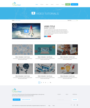 Web Design by Kreative Ideaz for OpenTime | Design: #15112248
