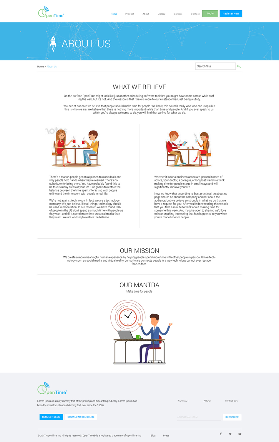Web Design by Kreative Ideaz for OpenTime | Design #15137900