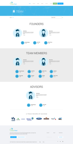 Web Design by Kreative Ideaz for OpenTime | Design: #15141202