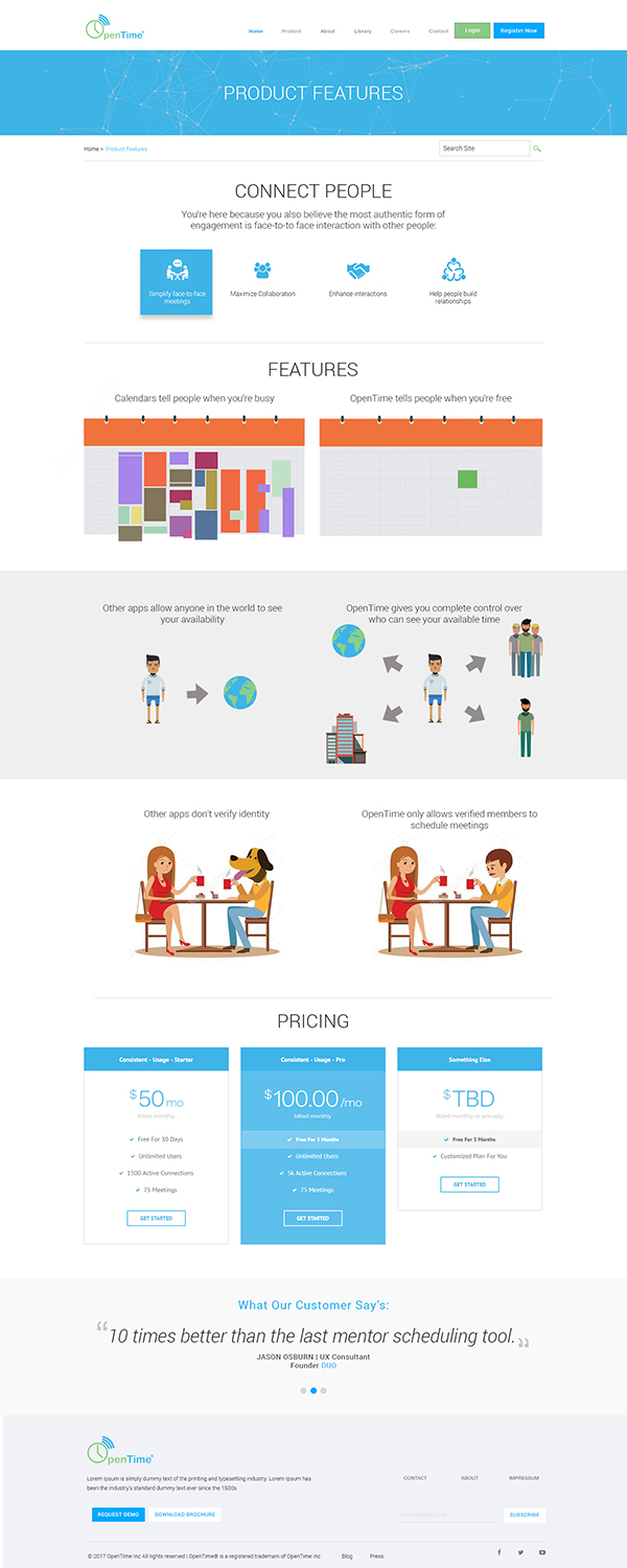 Web Design by Kreative Ideaz for OpenTime | Design #15141712