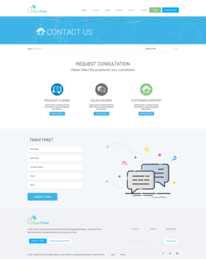Web Design by Kreative Ideaz for OpenTime | Design: #15141900