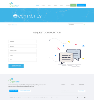 Web Design by Kreative Ideaz for OpenTime | Design: #15148378