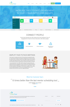 Web Design by Kreative Ideaz for OpenTime | Design: #15152665