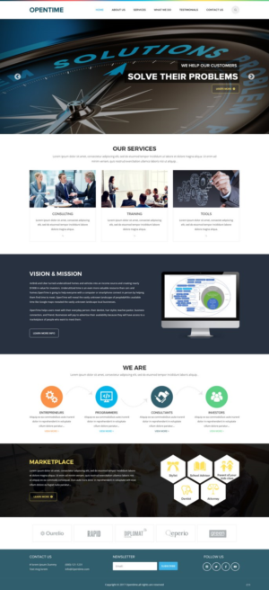 Web Design by pb for OpenTime | Design: #15020037
