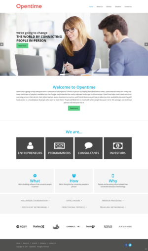 Web Design by pb for OpenTime | Design: #15045270