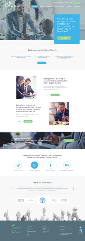 Web Design by Ved Web Services for OpenTime | Design: #15045541