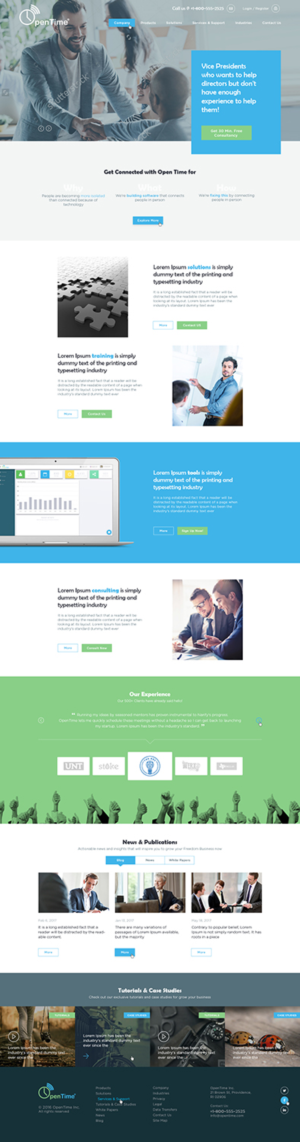Web Design by Ved Web Services for OpenTime | Design: #15095313