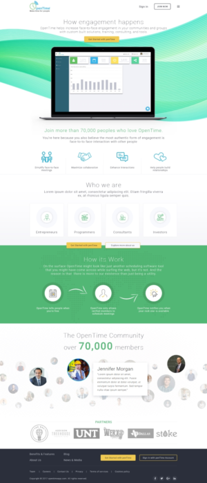 Web Design by Varshaa Weblabs for OpenTime | Design: #15076061