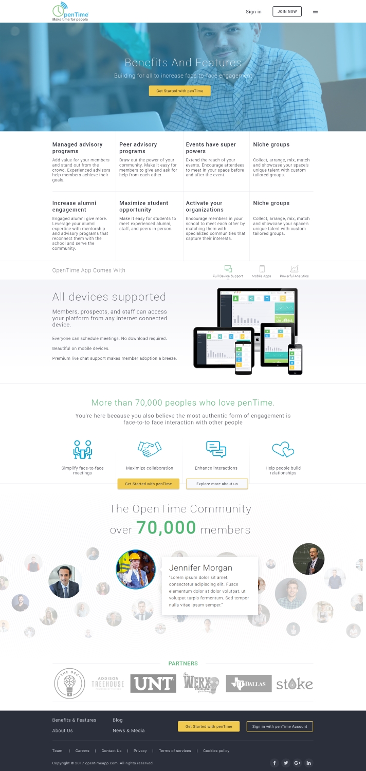 Web-Design von Varshaa Weblabs für OpenTime | Design #15076062