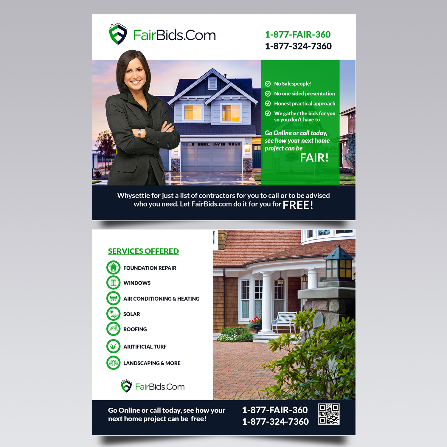 Diseño de Flyer por VEGA-Designs para FairBids.Com | Diseño #15019366