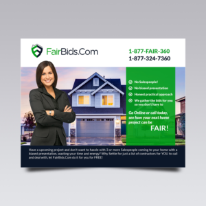 Diseño de Flyer por VEGA-Designs para FairBids.Com | Diseño #15020726