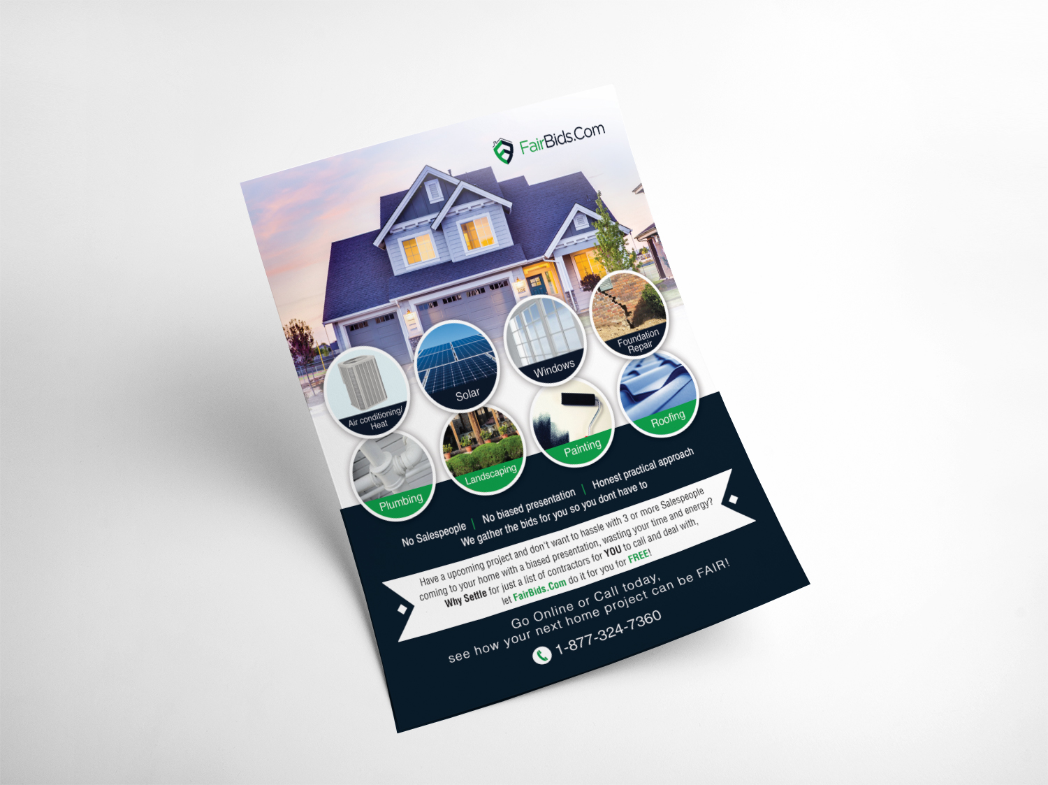 Diseño de Flyer por - SWING - para FairBids.Com | Diseño #15038664