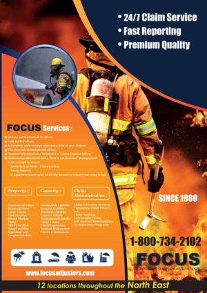 Design Publicitaire par Smart Line Adv pour Fort Orange Claim Service, Inc. | Design : #15024451